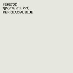 #E6E7DD - Periglacial Blue Color Image